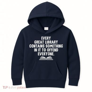 Funny Librarians Every Great Library Banned Books Lover Kids Hoodie