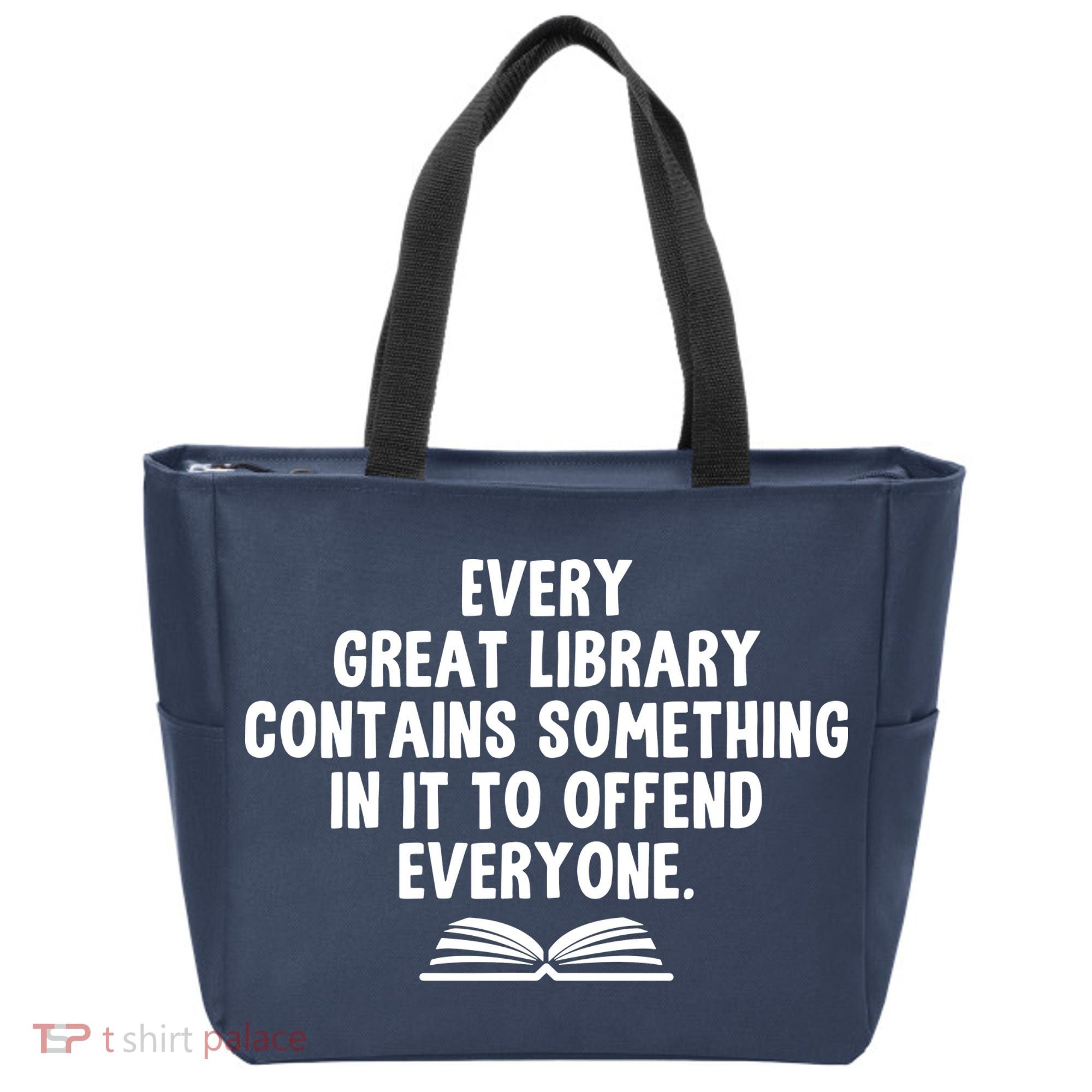 Funny Librarians Every Great Library Banned Books Lover Tote Bag