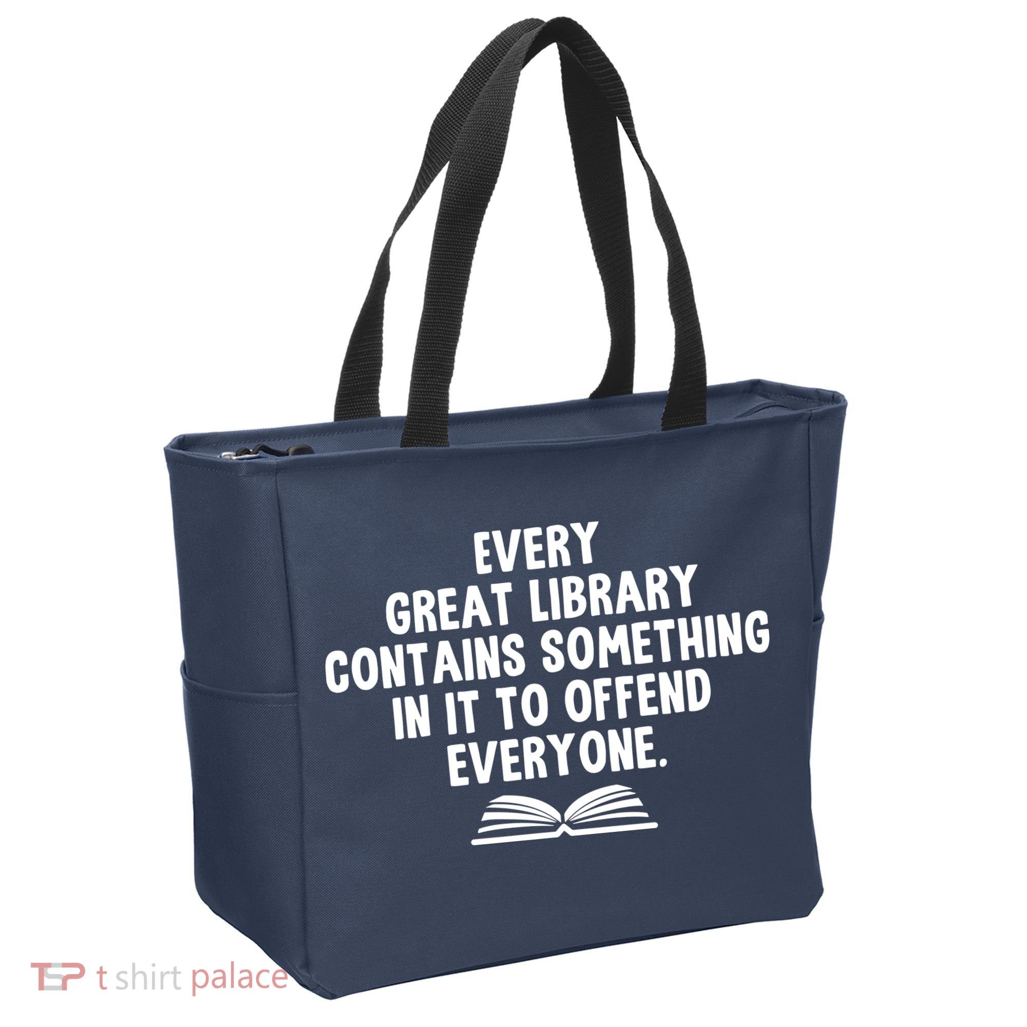 Funny Librarians Every Great Library Banned Books Lover Tote Bag