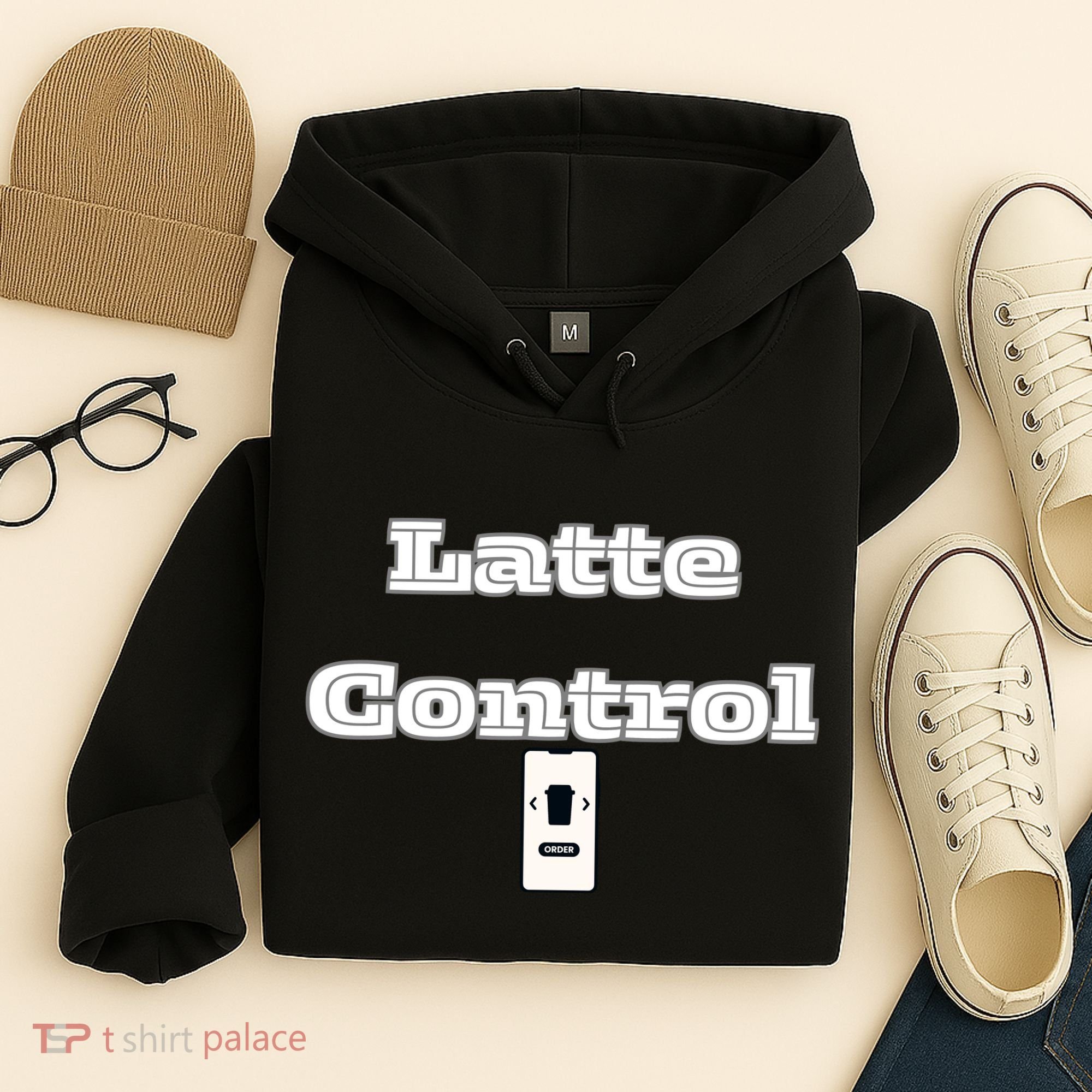 Funny Latte Enthusiasm Expresso Fan Graphic Hoodie
