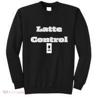 Funny Latte Enthusiasm Expresso Fan Graphic Sweatshirt thumb 0