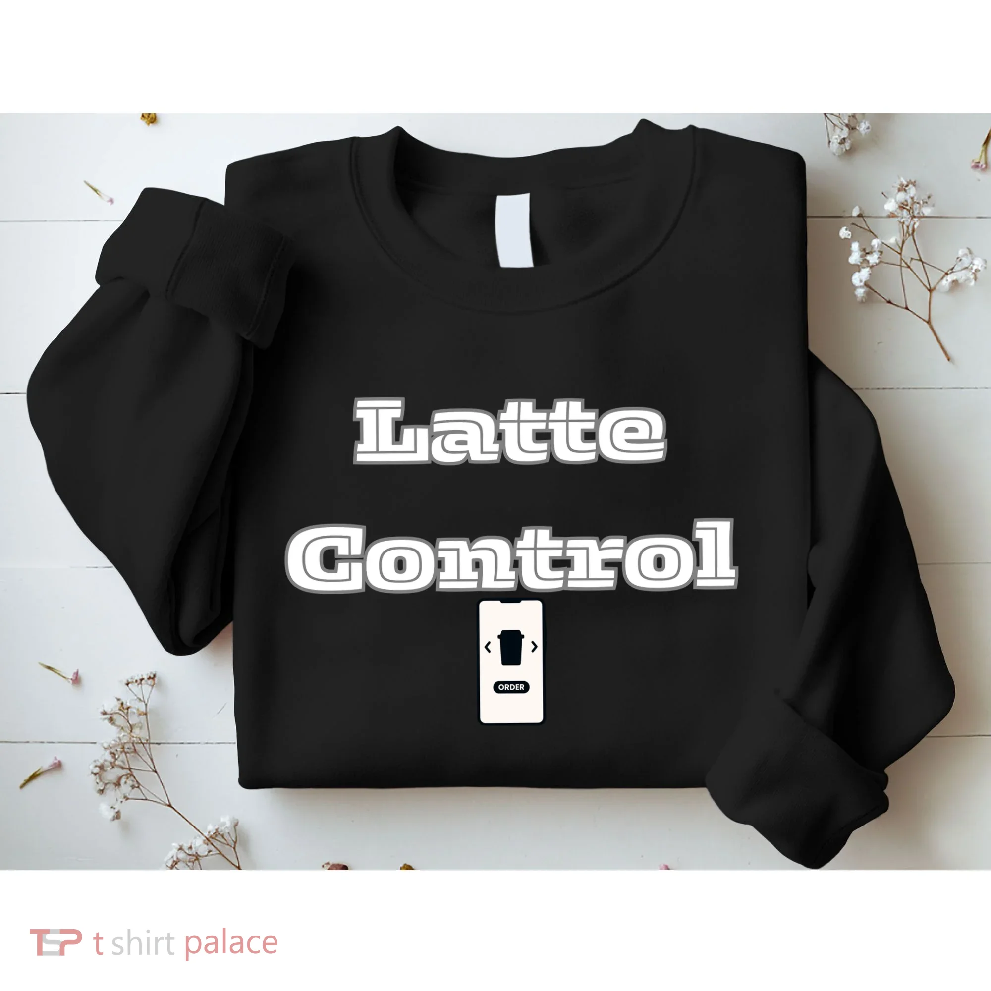 Funny Latte Enthusiasm Expresso Fan Graphic Sweatshirt