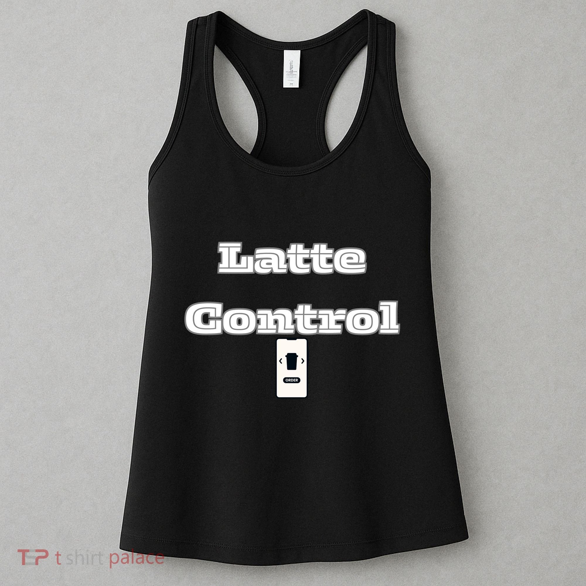 Funny Latte Enthusiasm Expresso Fan Graphic Women's Tank Top