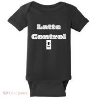 Funny Latte Enthusiasm Expresso Fan Graphic Baby Bodysuit thumb 0