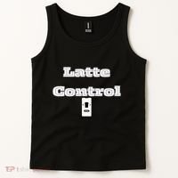 Funny Latte Enthusiasm Expresso Fan Graphic Tank Top thumb 2