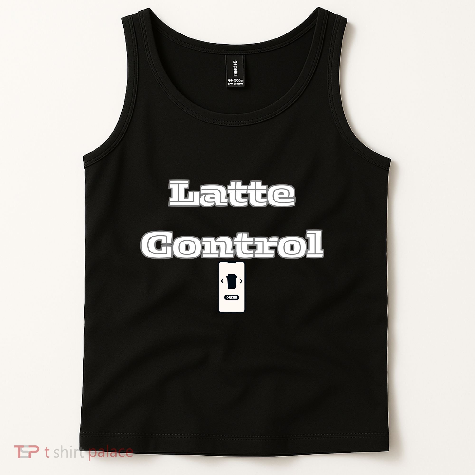 Funny Latte Enthusiasm Expresso Fan Graphic Tank Top