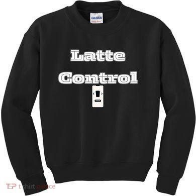 Funny Latte Enthusiasm Expresso Fan Graphic Kids Sweatshirt