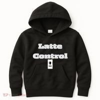 Funny Latte Enthusiasm Expresso Fan Graphic Kids Hoodie thumb 0
