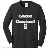 Funny Latte Enthusiasm Expresso Fan Graphic Kids Long Sleeve Shirt thumb 0