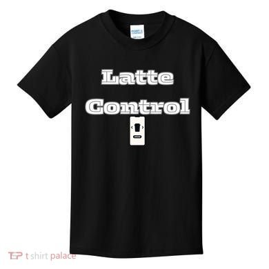 Funny Latte Enthusiasm Expresso Fan Graphic Kids T-Shirt