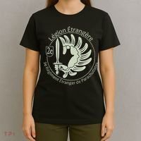 French L.E.G.I.O.N Etrangere Parachute Foreign Airborne T-Shirt thumb 4