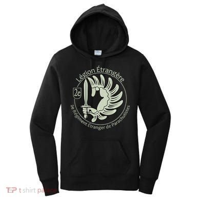 French L.E.G.I.O.N Etrangere Parachute Foreign Airborne Women's Hoodie