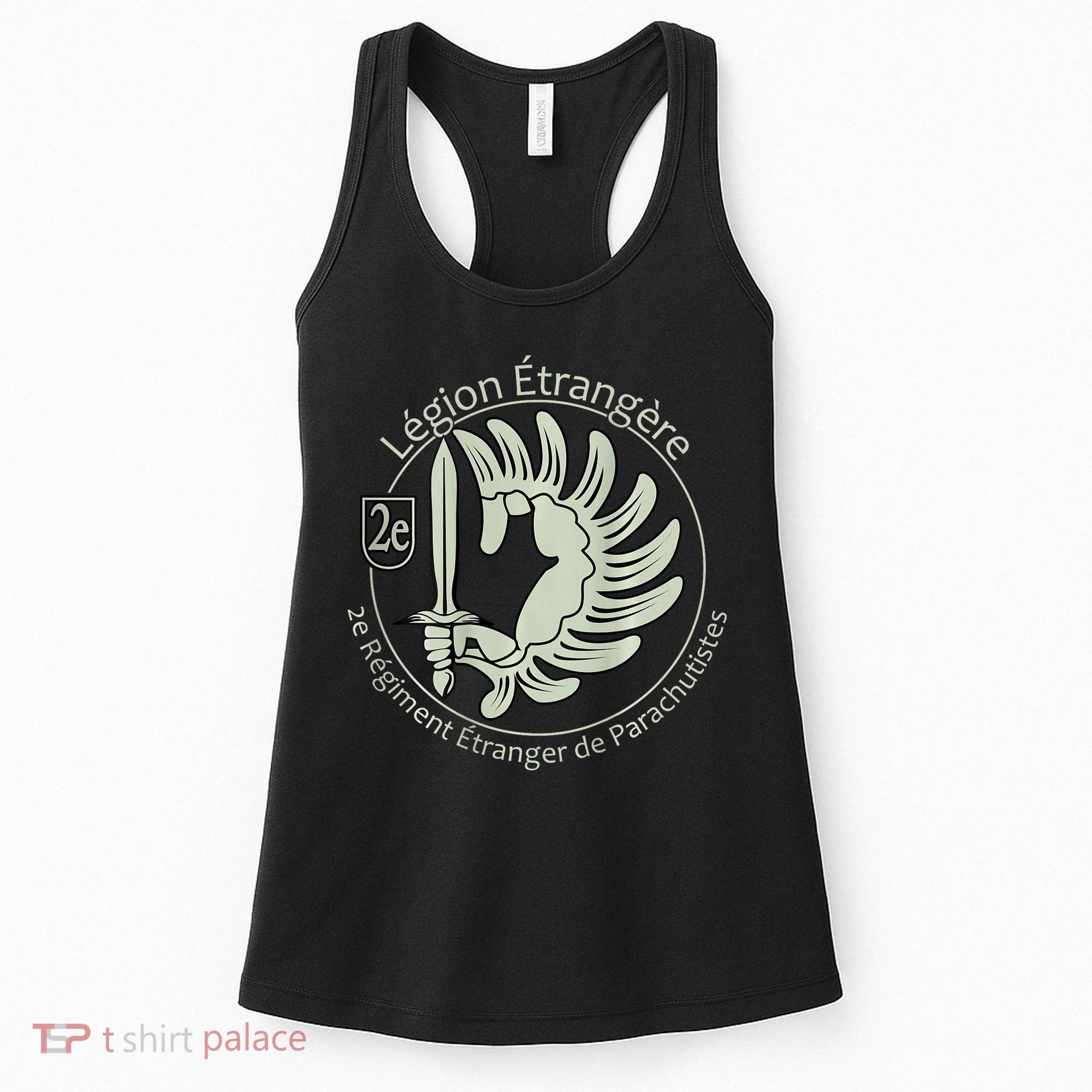 French L.E.G.I.O.N Etrangere Parachute Foreign Airborne Women's Tank Top