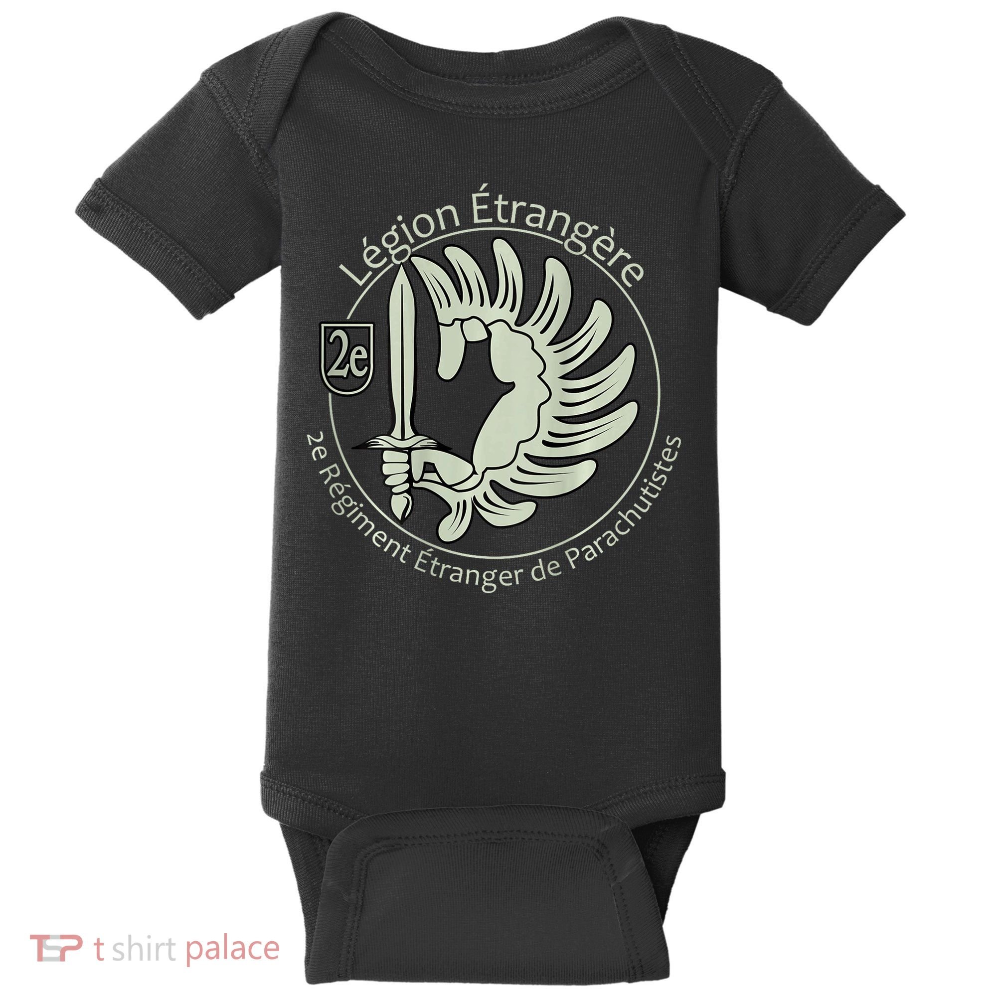 French L.E.G.I.O.N Etrangere Parachute Foreign Airborne Baby Bodysuit