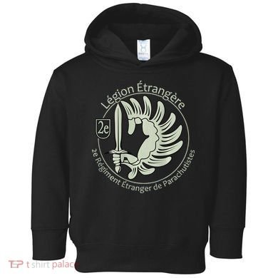 French L.E.G.I.O.N Etrangere Parachute Foreign Airborne Toddler Hoodie