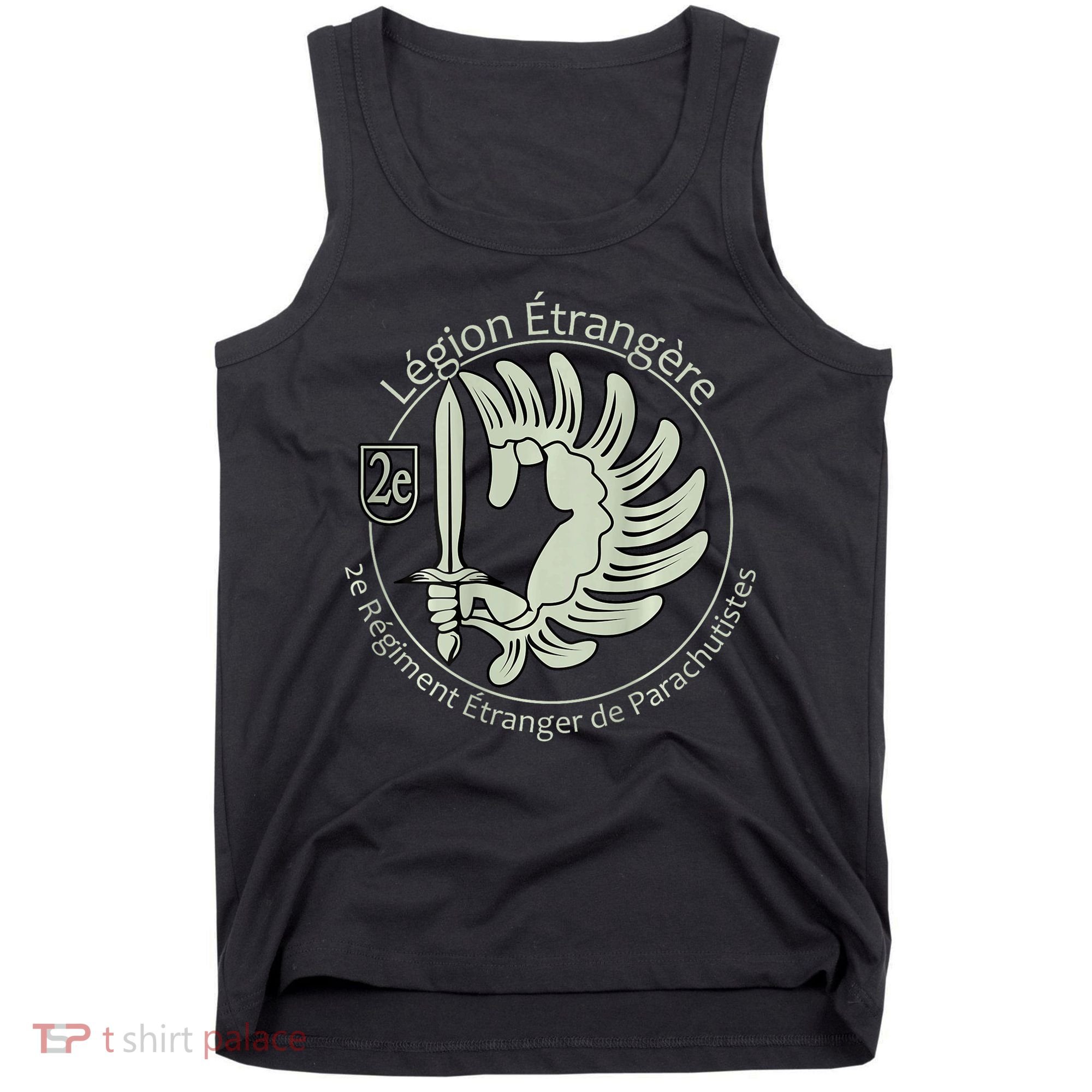 French L.E.G.I.O.N Etrangere Parachute Foreign Airborne Tank Top