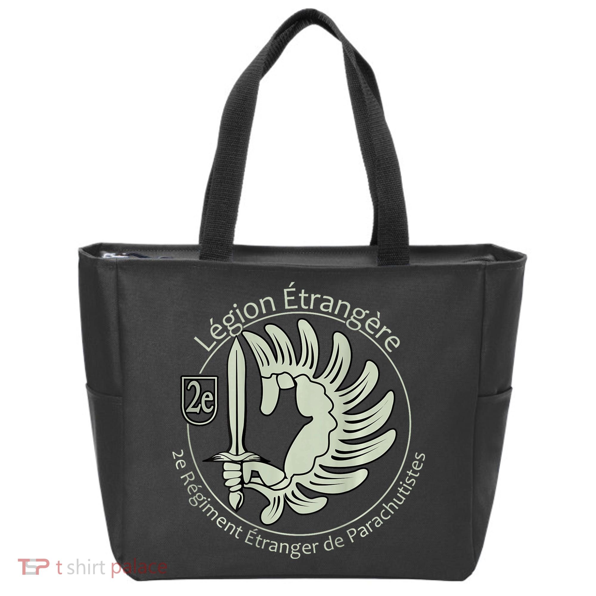 French L.E.G.I.O.N Etrangere Parachute Foreign Airborne Tote Bag
