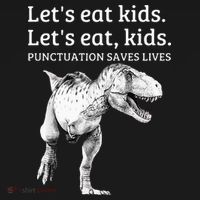 Funny Lets Eat Punctuation Saves Lives Grammar Coaster thumb 2