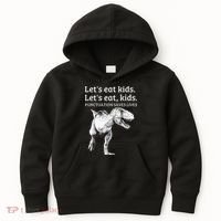 Funny Lets Eat Punctuation Saves Lives Grammar Kids Hoodie thumb 0