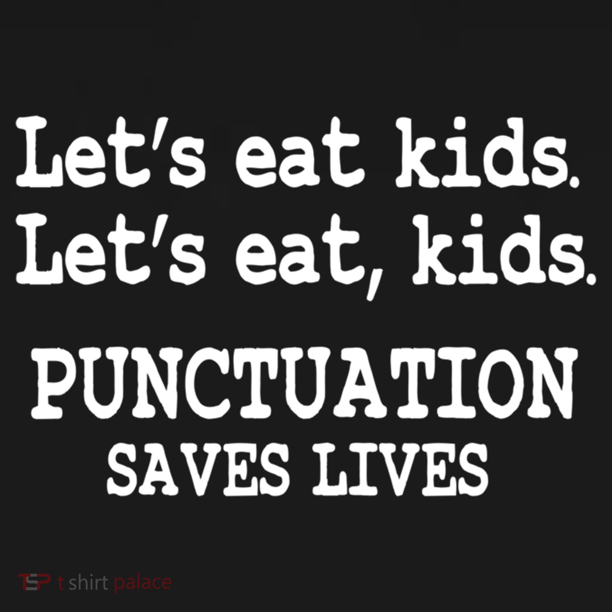 Funny Let's Eat Kids Punctuation Saves Lives Teacher Cute Gift Backpack