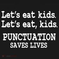 Funny Let's Eat Kids Punctuation Saves Lives Teacher Cute Gift Women's Hoodie thumb 2