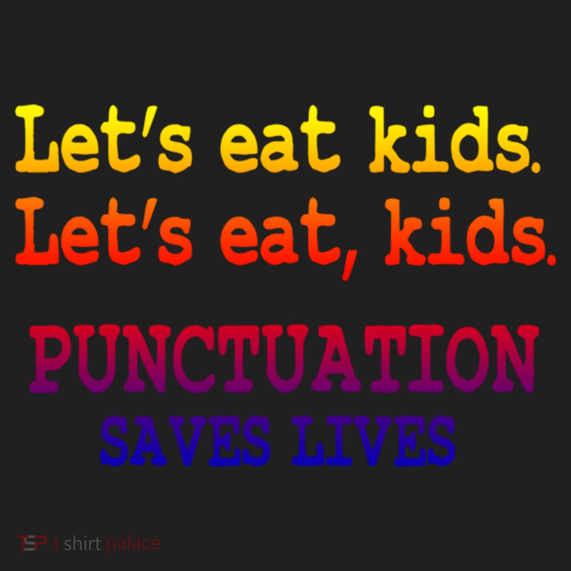 Funny Let's Eat Kids Punctuation Saves Lives Teacher Gift Hat