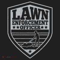 Funny Lawn Enforcement Officer Dad Lawn Mowing Hat thumb 2
