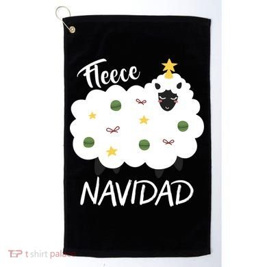 Fleece Navidad Golf Towel