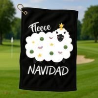 Fleece Navidad Golf Towel thumb 1