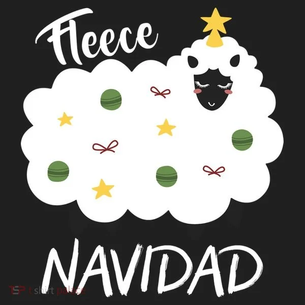 Fleece Navidad Golf Towel