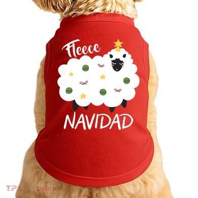 Fleece Navidad Doggie Tank