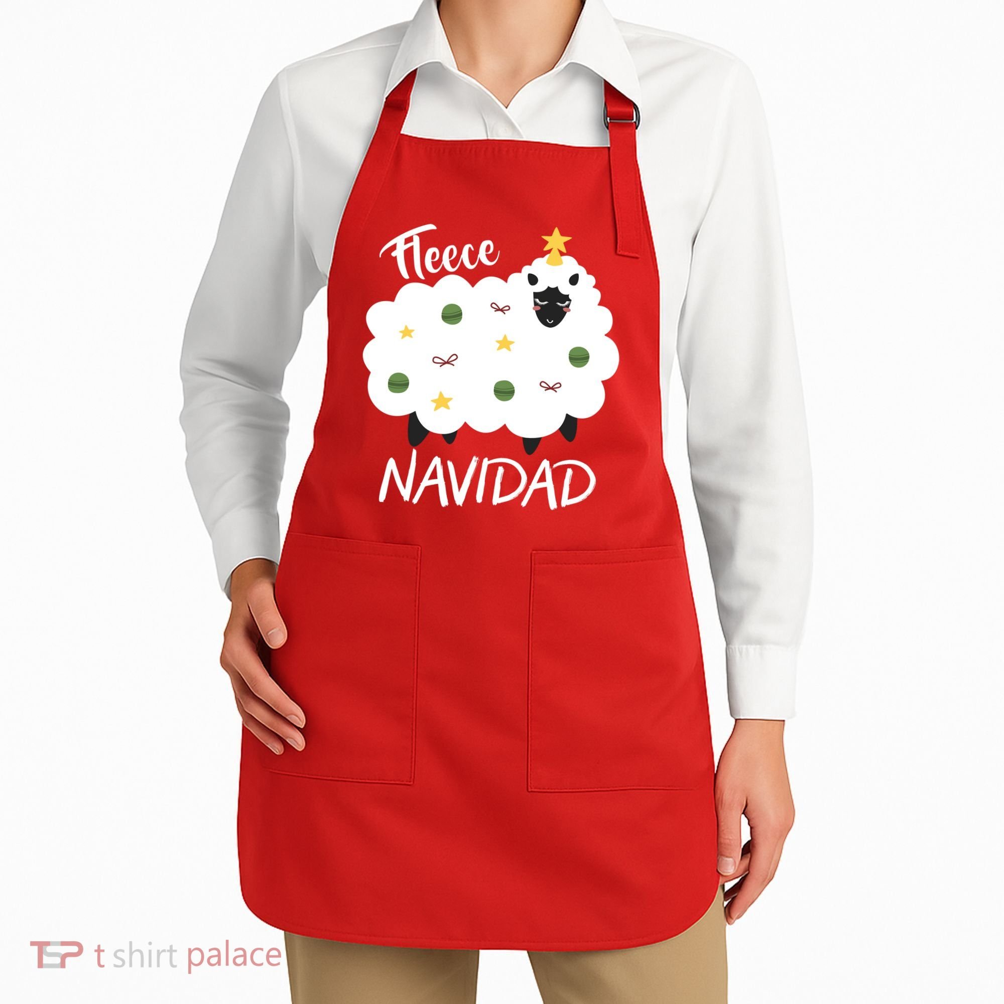 Fleece Navidad Apron