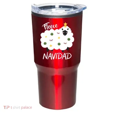 Fleece Navidad Tumbler