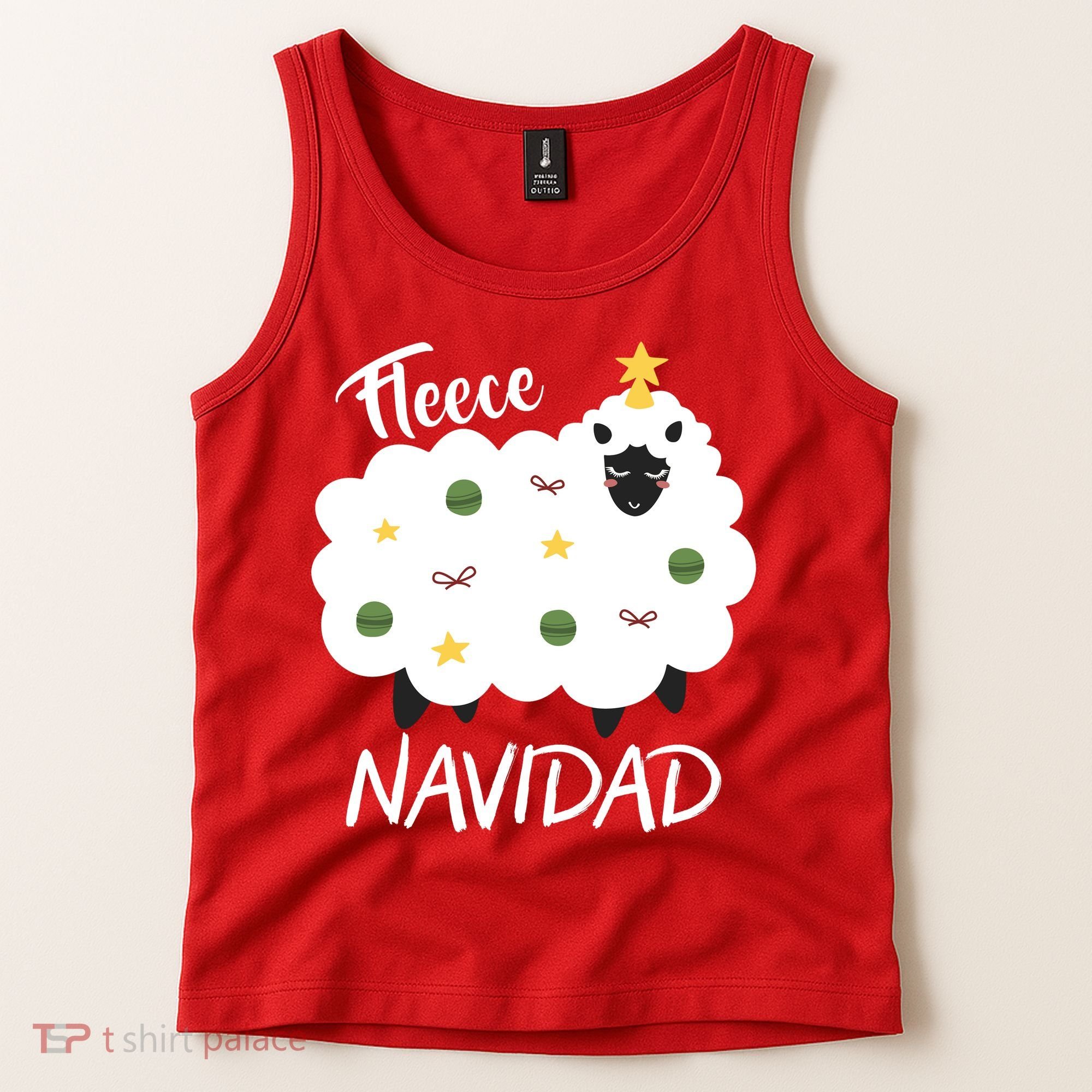 Fleece Navidad Tank Top