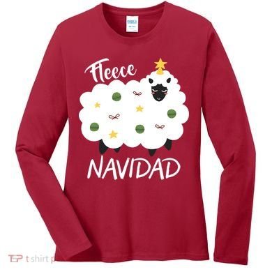 Fleece Navidad Women's Long Sleeve Shirt
