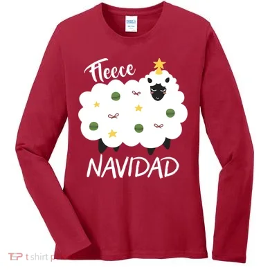 Fleece Navidad Women's Long Sleeve Shirt