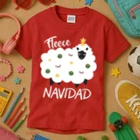 Fleece Navidad Kids T-Shirt thumb 3