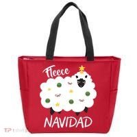 Fleece Navidad Tote Bag thumb 0