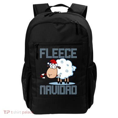Fleece Navidad Sheep Lamb Ugly Christmas Sweater Design Backpack