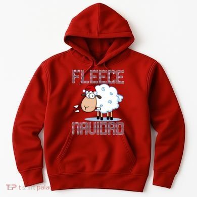 Fleece Navidad Sheep Lamb Ugly Christmas Sweater Design Hoodie
