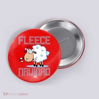 Fleece Navidad Sheep Lamb Ugly Christmas Sweater Design Button