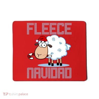 Fleece Navidad Sheep Lamb Ugly Christmas Sweater Design Mousepad