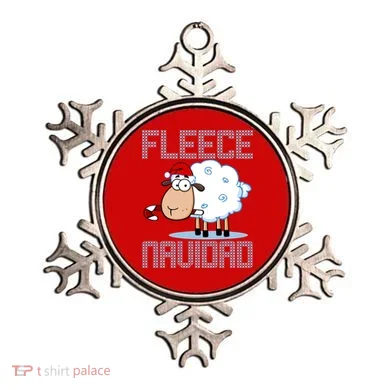 Fleece Navidad Sheep Lamb Ugly Christmas Sweater Design Ornament