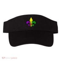 Fleur De Lis Retro Mardi Gras New Orleans Logo Visor thumb 0
