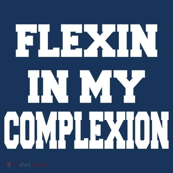 Flexin In My Complexion Doggie Tank