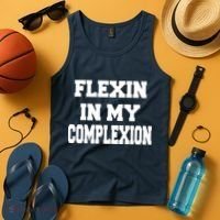Flexin In My Complexion Tank Top thumb 4