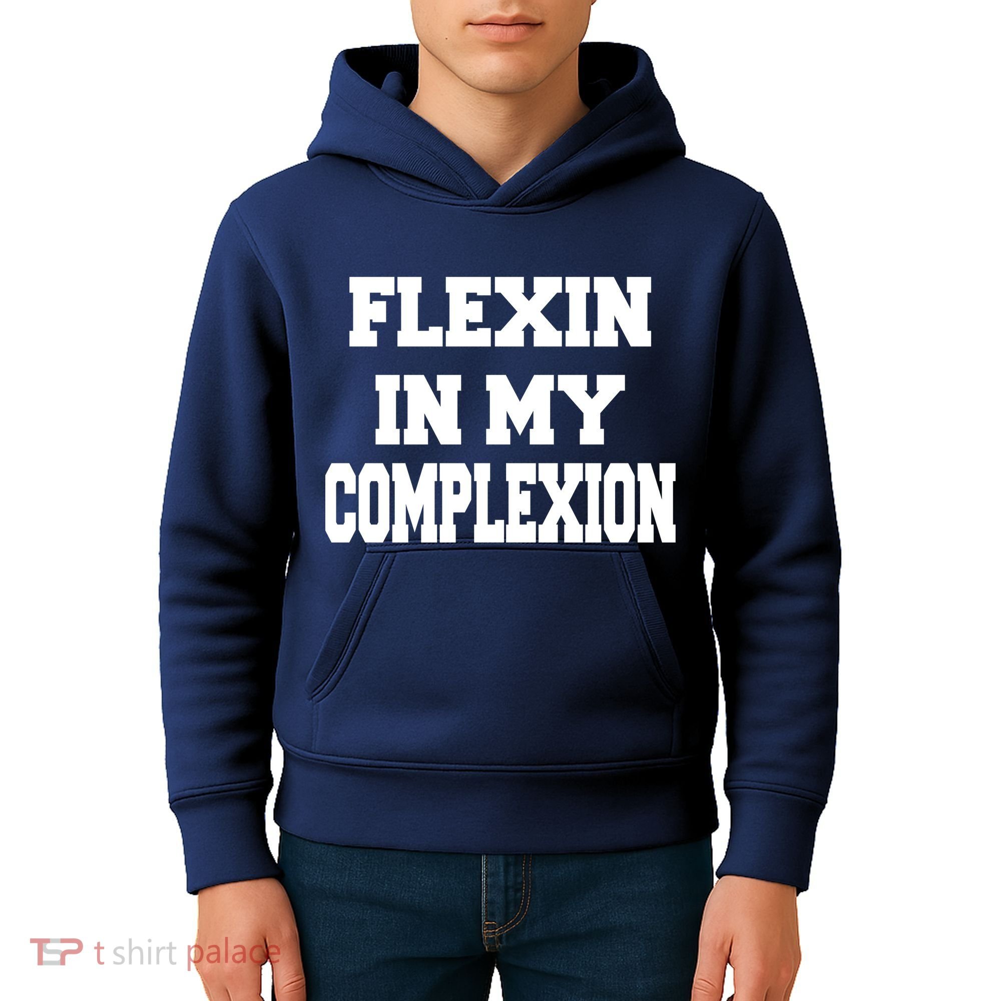Flexin In My Complexion Kids Hoodie