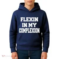 Flexin In My Complexion Kids Hoodie thumb 4