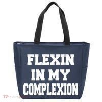 Flexin In My Complexion Tote Bag thumb 0