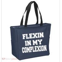 Flexin In My Complexion Tote Bag thumb 2